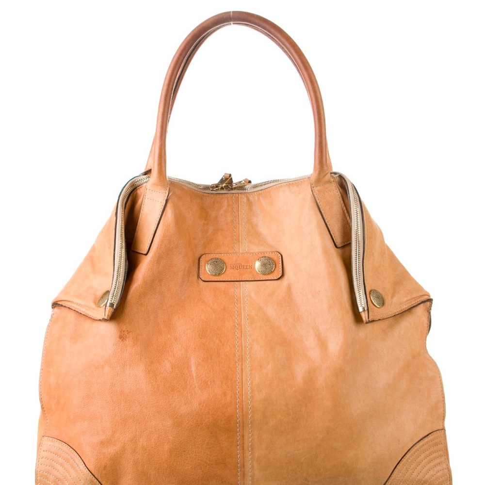 Alexander McQueen Tan Leather Tote